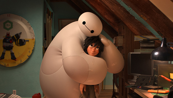 Hiro and Baymax from Disney's Big Hero 6